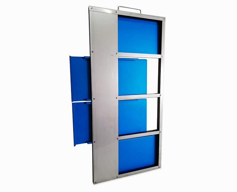 Tray storage system.
