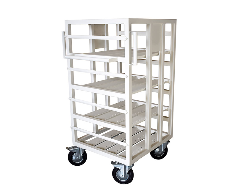 Sector Médico | Carro transporte 32 botellas oxigenales.